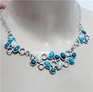 Hadar Jewelry Unique Handmade 925 Sterling Silver Multi Gemstone Necklace