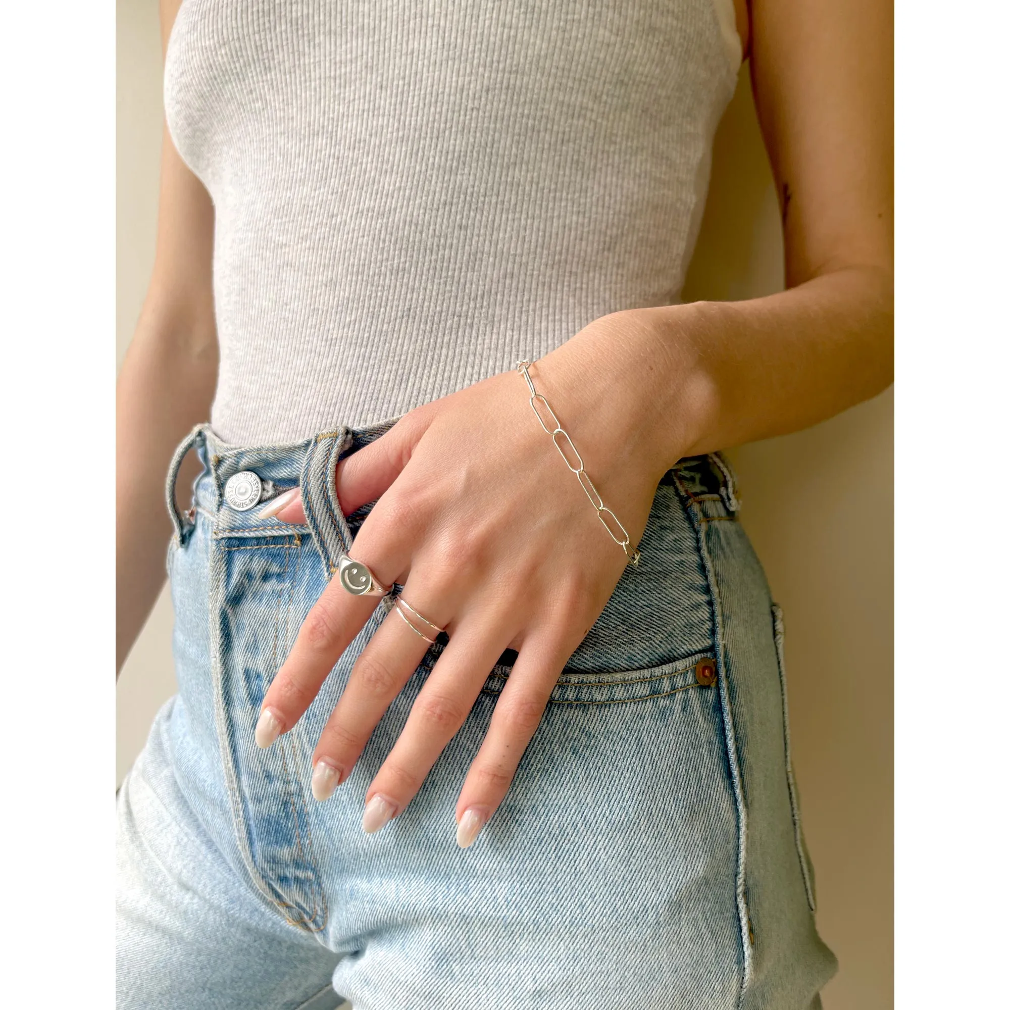 Happy Signet Ring