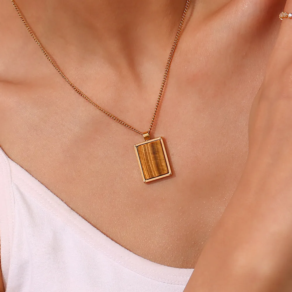 Healing Protection Tiger Eye Necklace