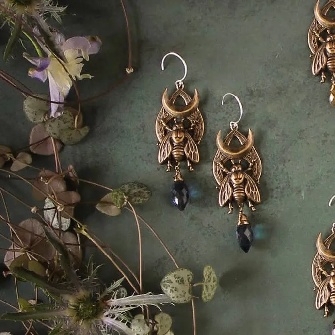 Hedge Bee Drop Earrings