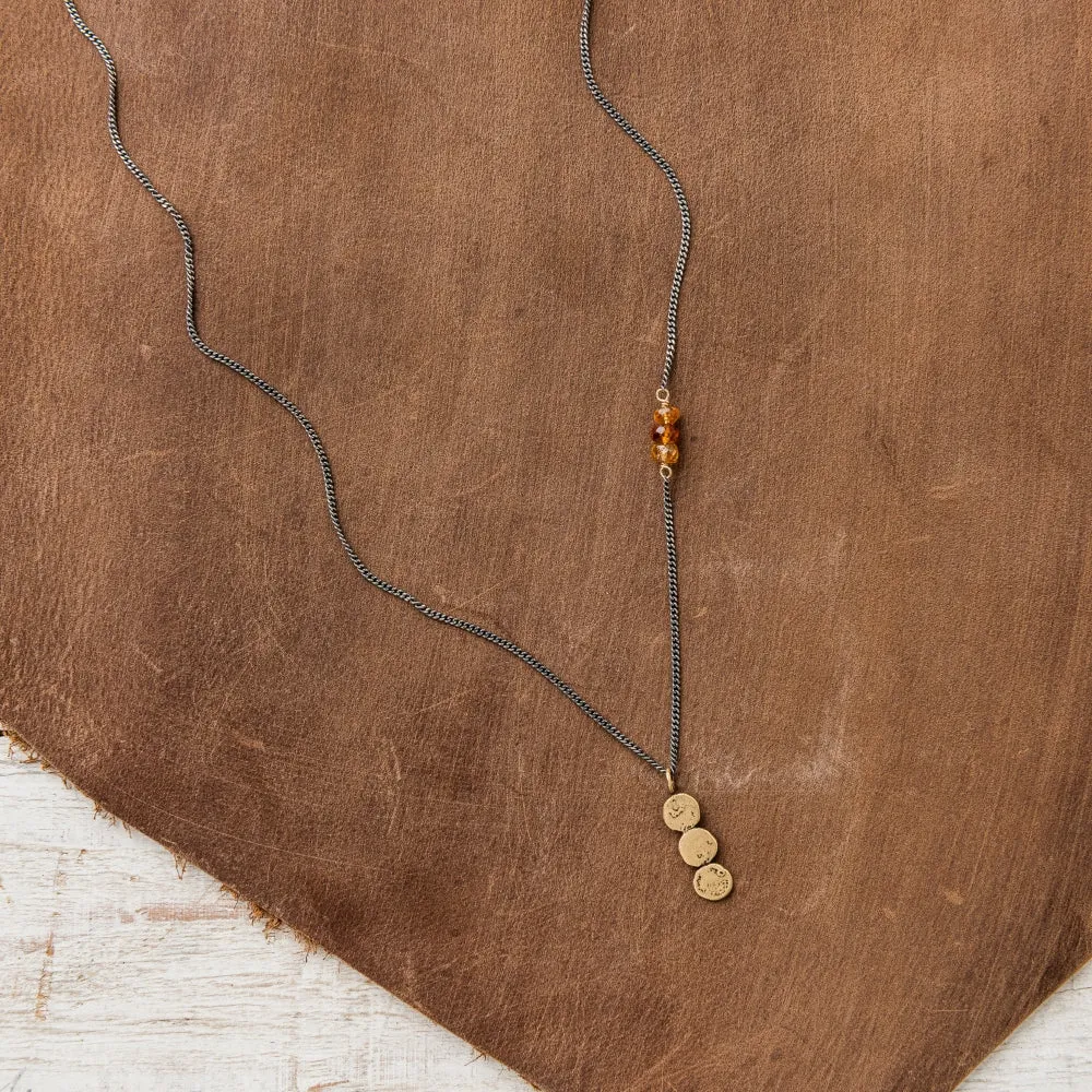 Hessonite Garnet Alchemy Necklace
