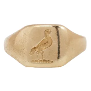 Homing Bird Signet Ring