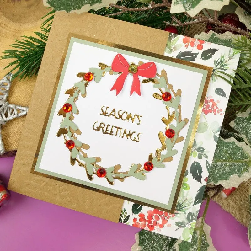 Hunkydory Moonstone Dies - Wonderful Wreaths Nesting Frame*
