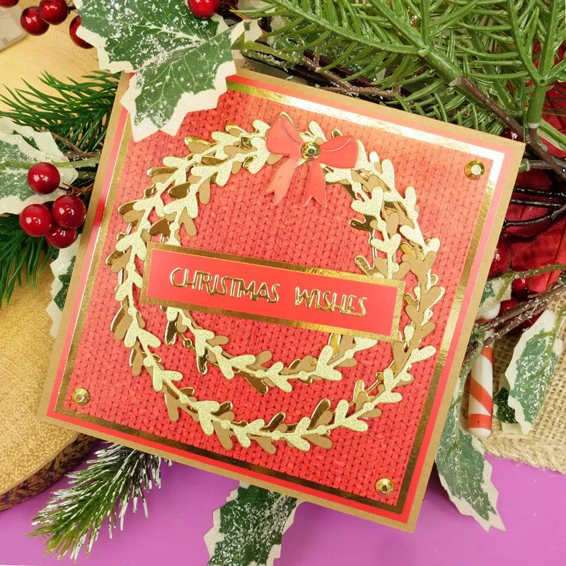 Hunkydory Moonstone Dies - Wonderful Wreaths Nesting Frame*
