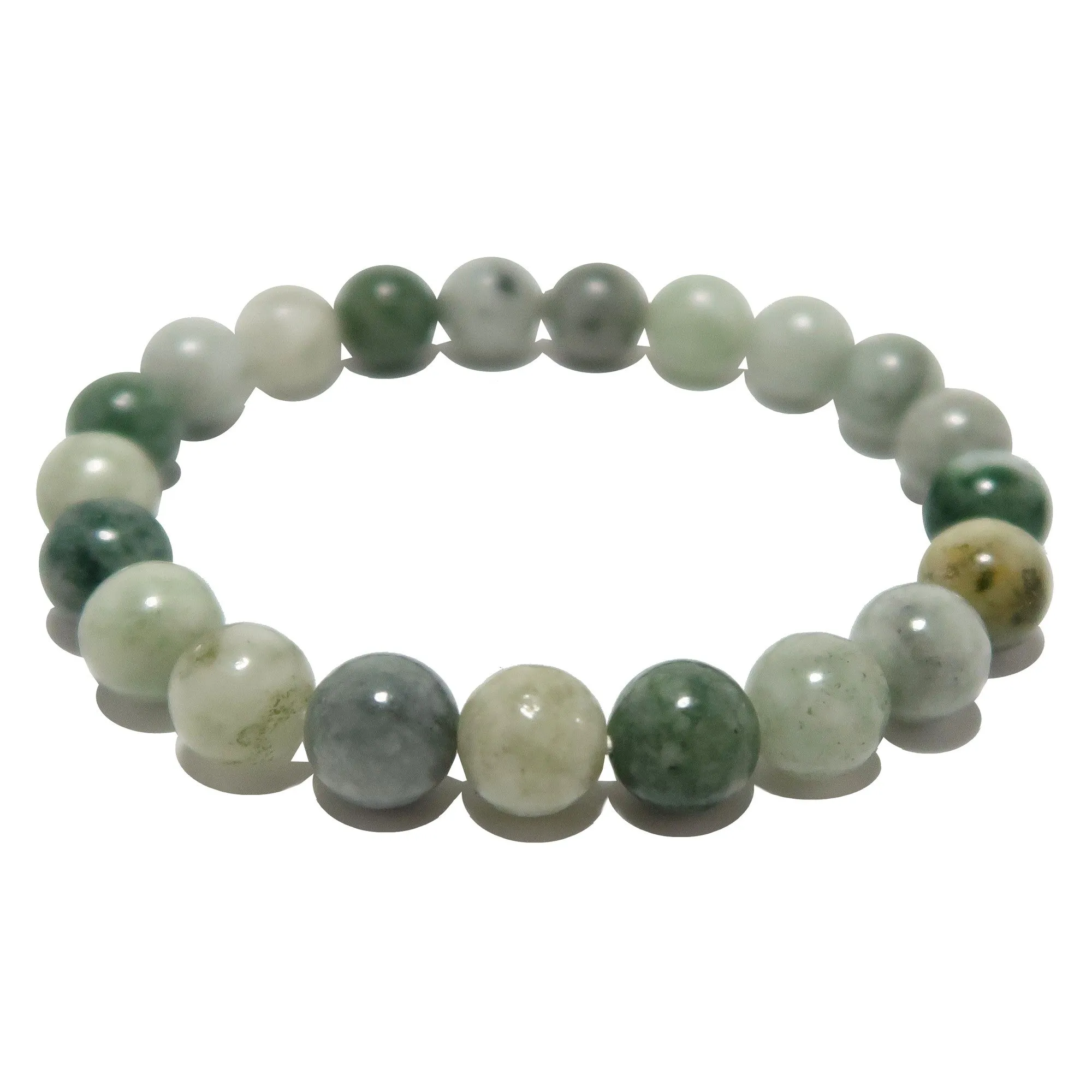 Jade Bracelet Prosperous Green Gemstones