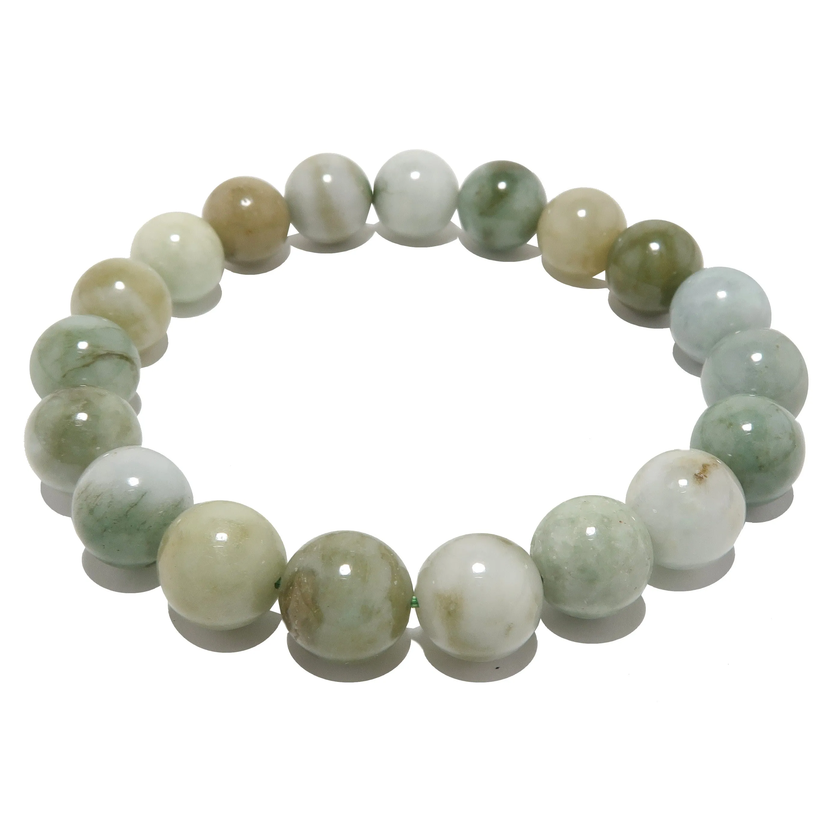 Jade Bracelet Prosperous Green Gemstones