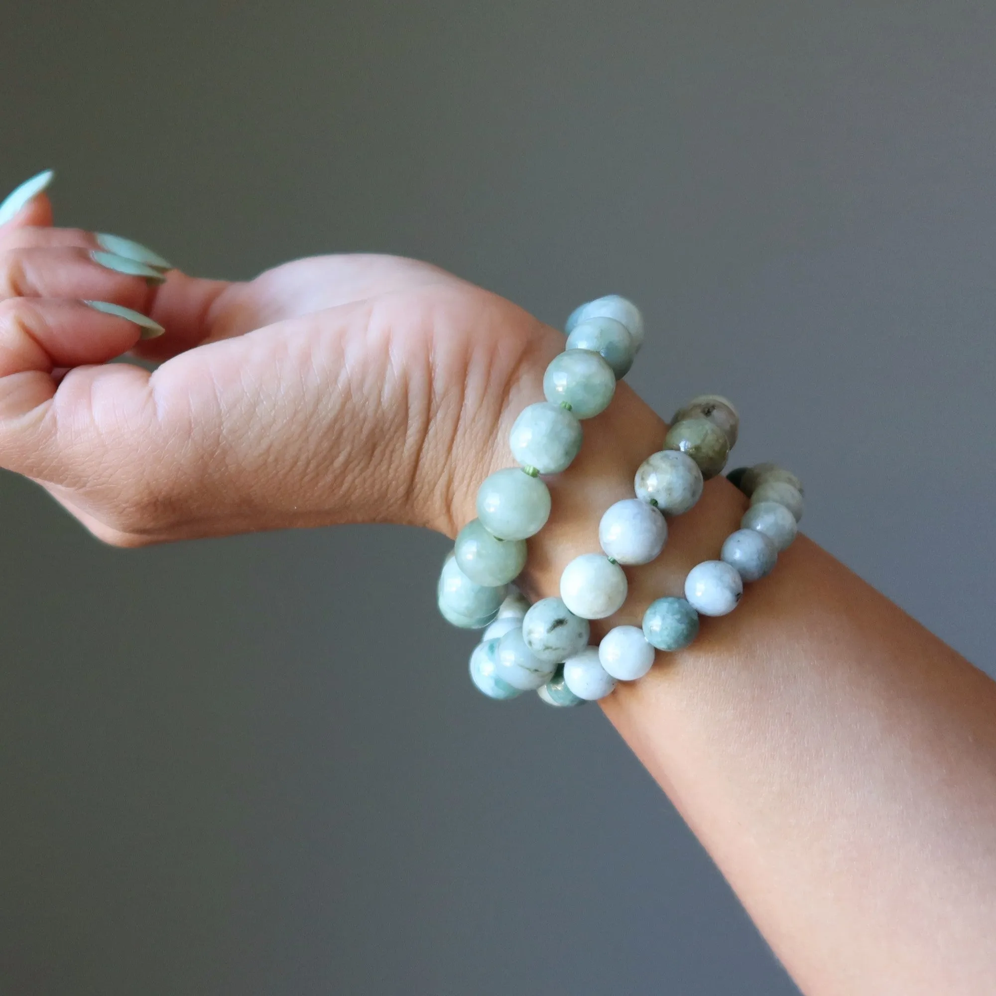 Jade Bracelet Prosperous Green Gemstones