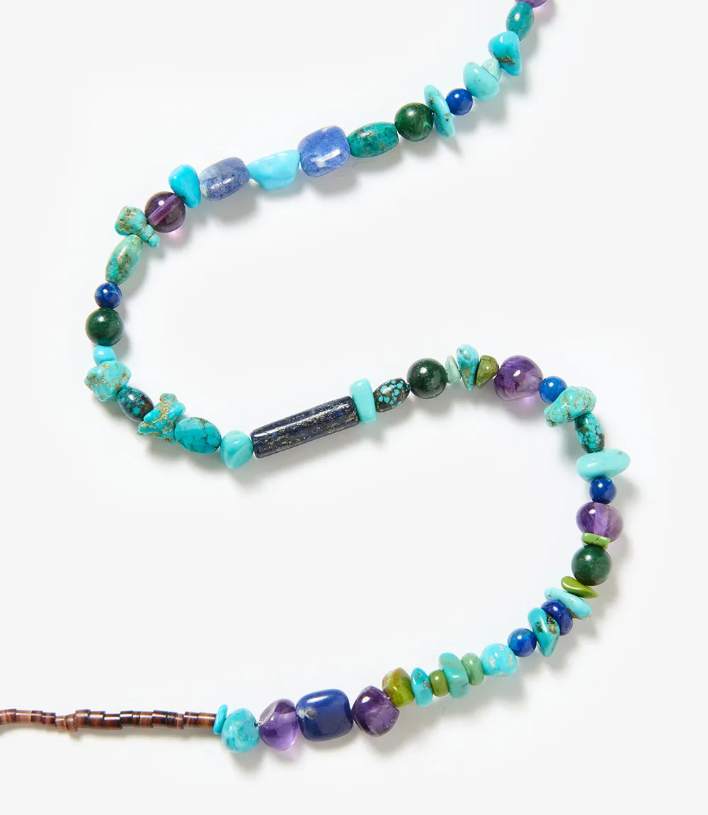 Lapis And Turquoise Beaded Necklace