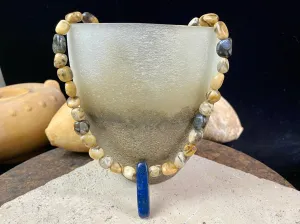 Lapis Lazuli And Zebradorite Necklace