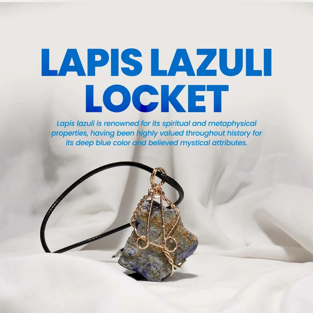 ⁠Lapis Lazuli Locket