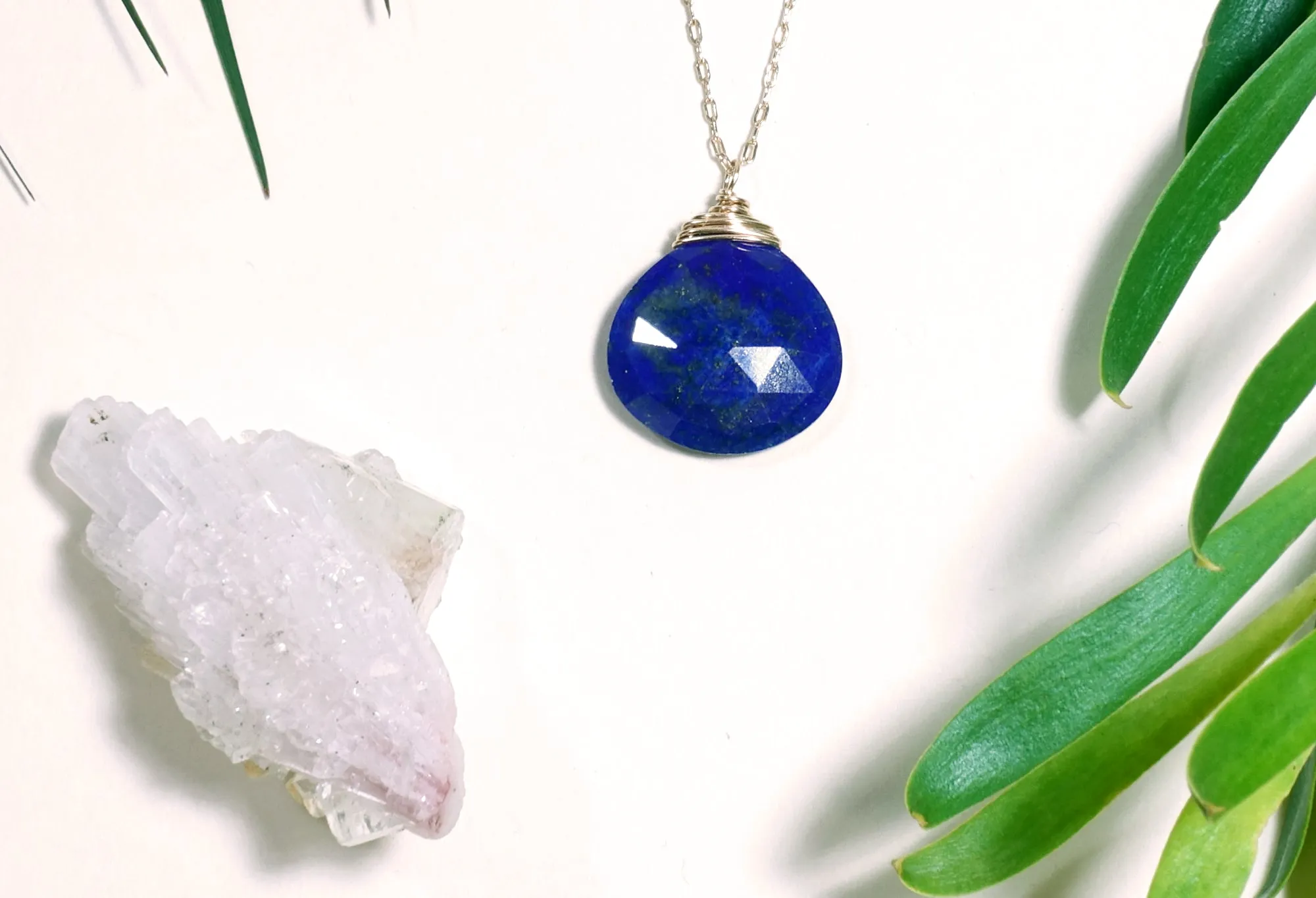 Lapis Lazuli Organic Link Necklace