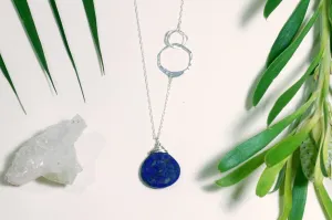Lapis Lazuli Organic Link Necklace