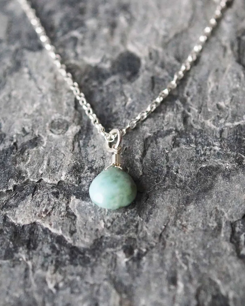 Larimar Pendant Necklace