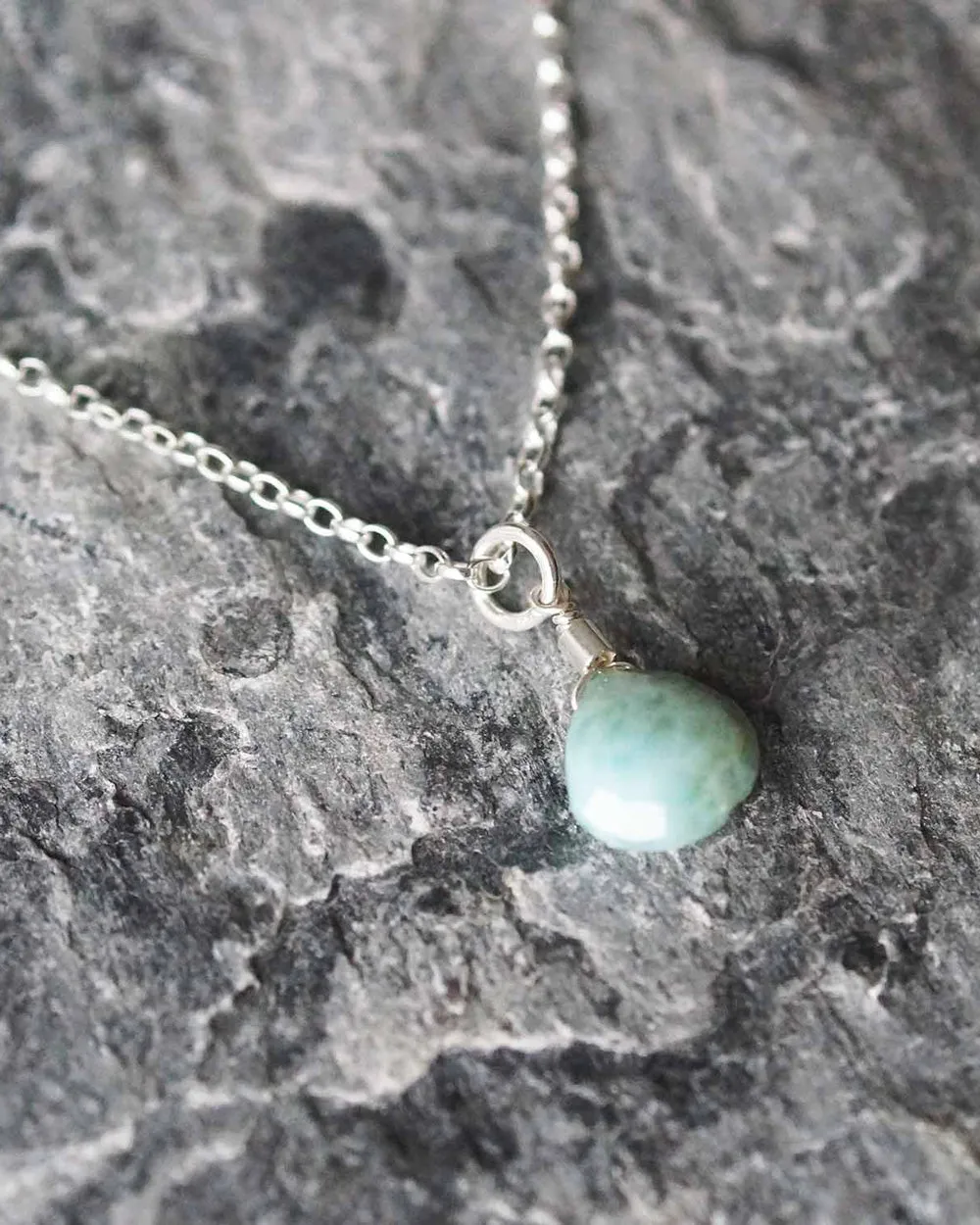 Larimar Pendant Necklace