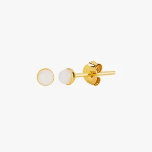 Little Moonstone Stud Earrings