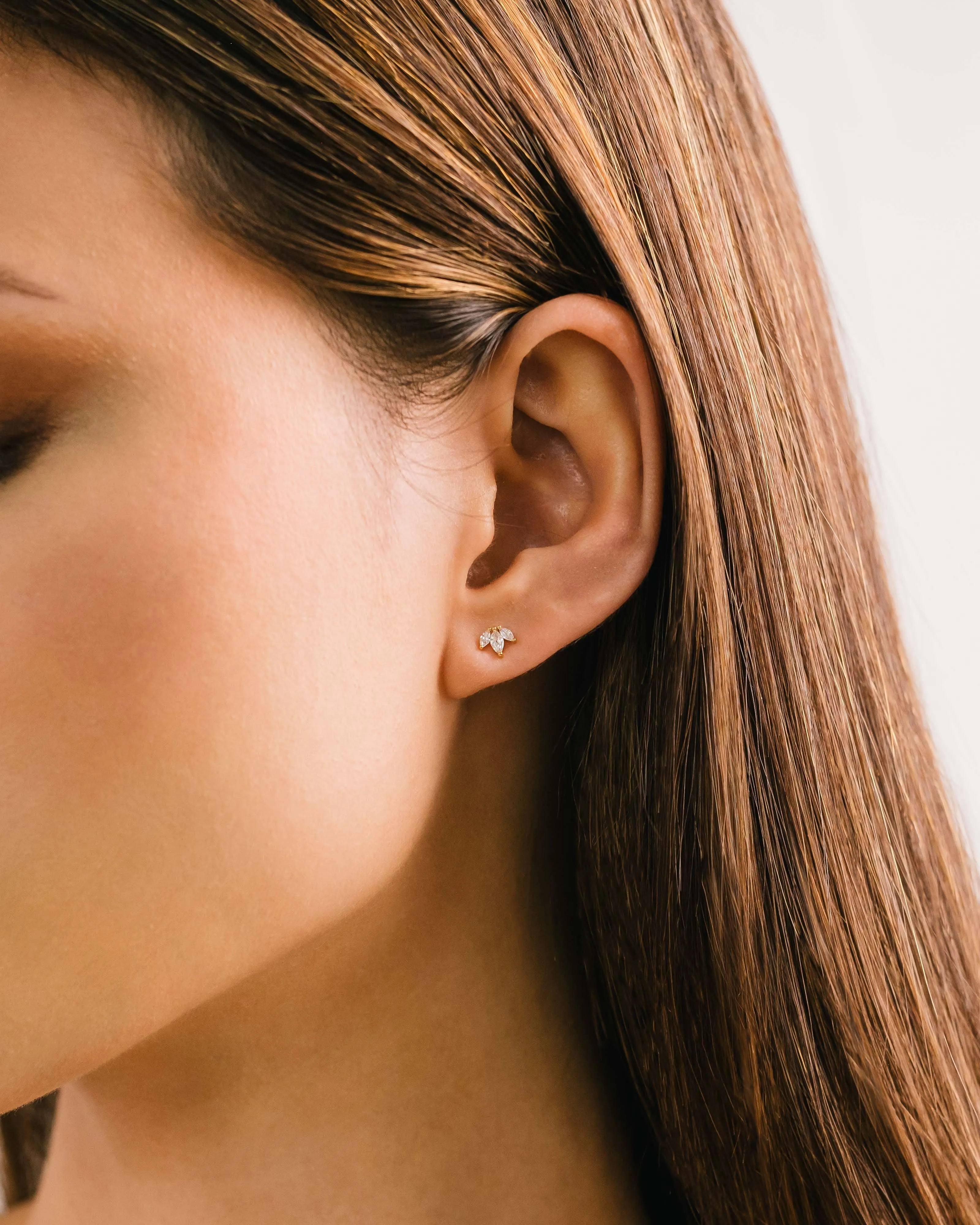 Lovers Tempo Tiara Stud Earrings