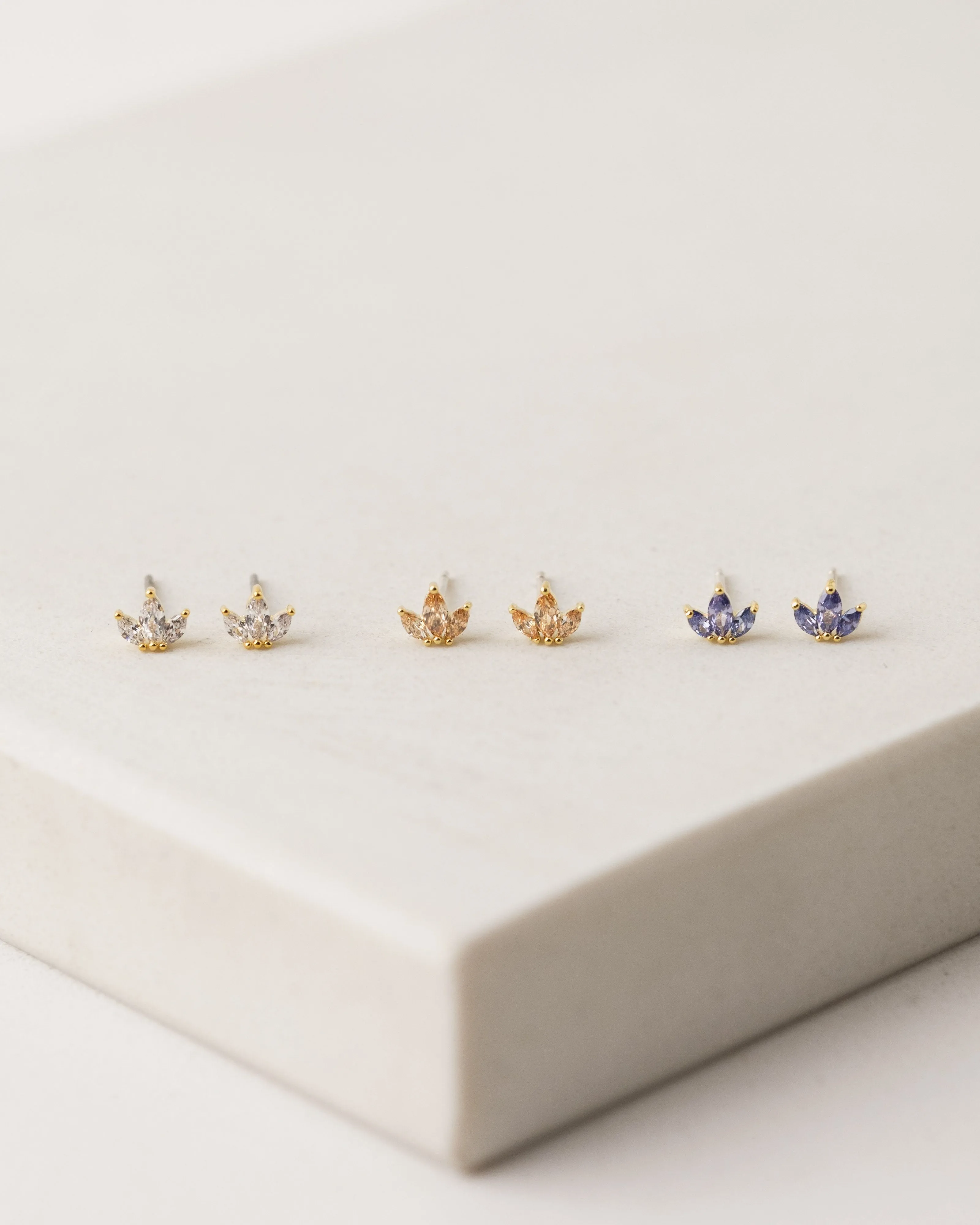 Lovers Tempo Tiara Stud Earrings