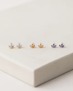 Lovers Tempo Tiara Stud Earrings