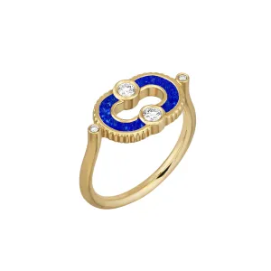 Magnetic Ring Lapis Lazuli