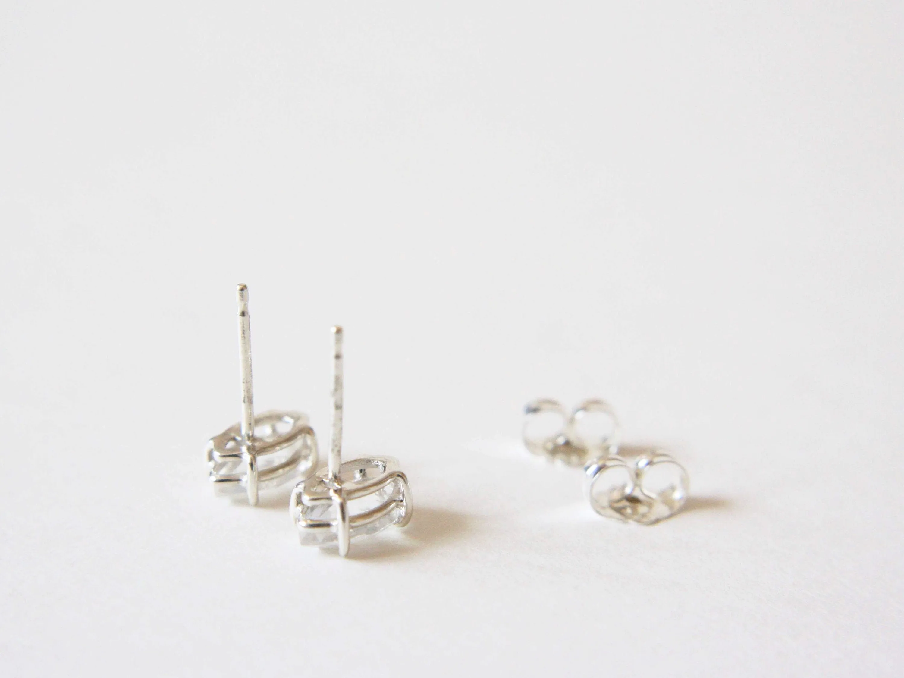 Marquise Moonstone Studs