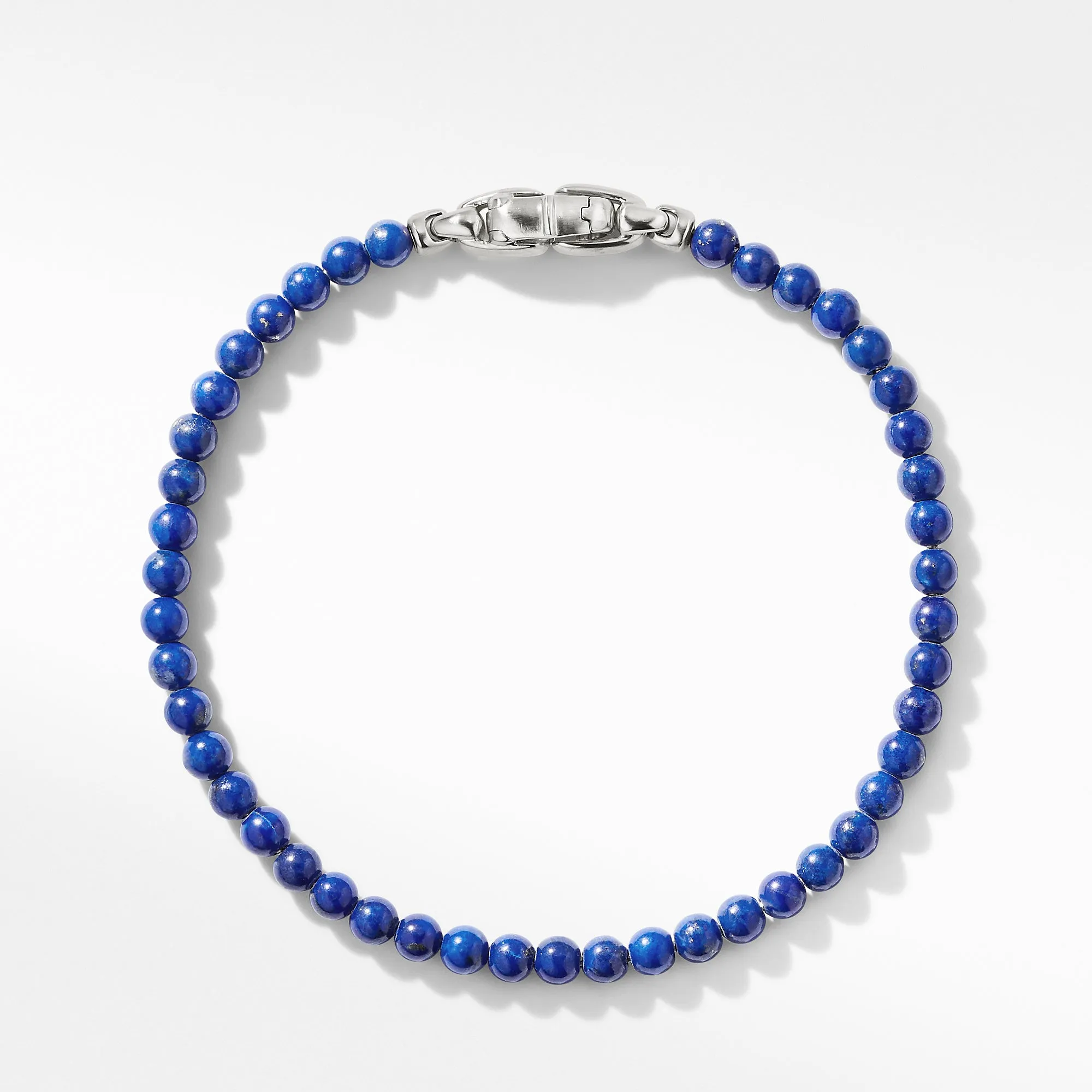 Men's Spiritual Beads Bracelet with Lapis 4MM