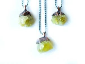 Mexican garnet necklace | Garnet crystal necklace