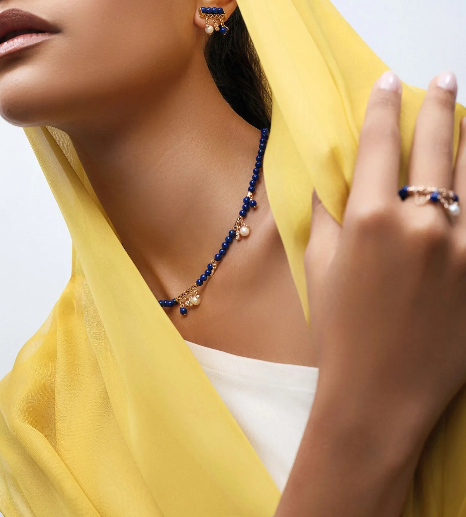 Mira Lapis necklace