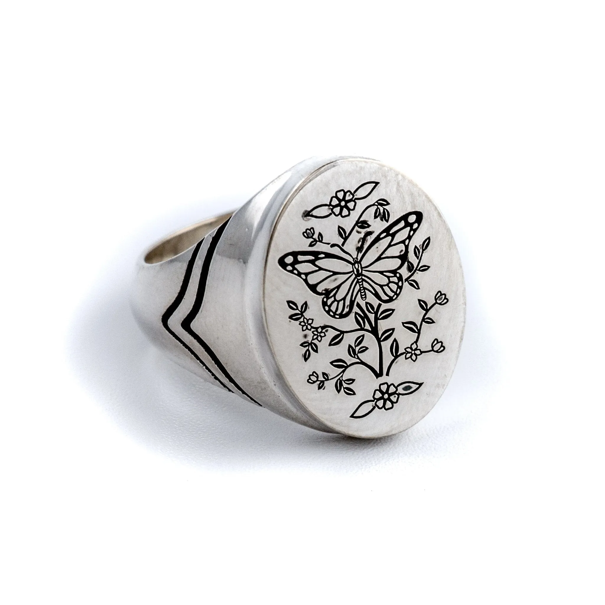 Monarch Signet Ring