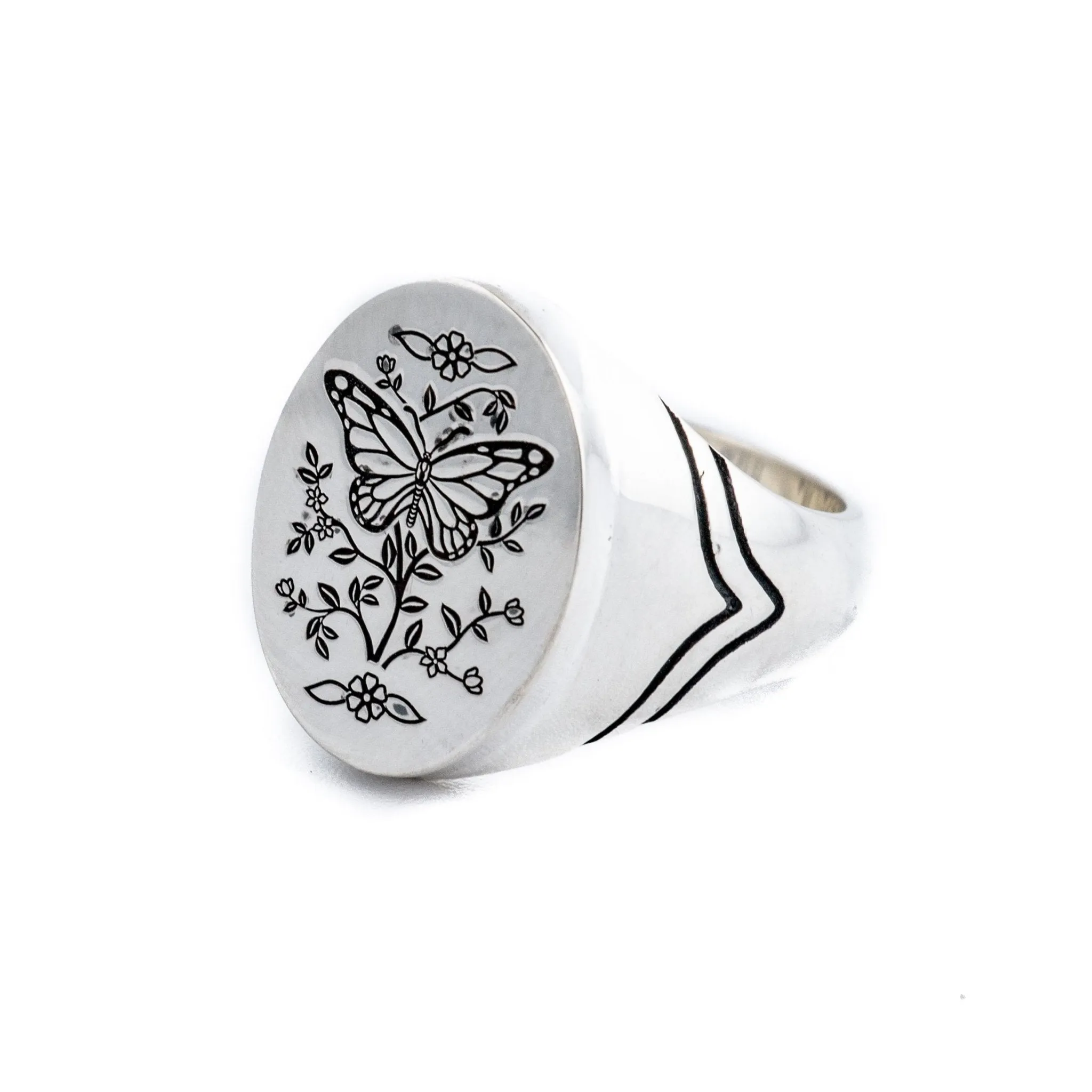 Monarch Signet Ring