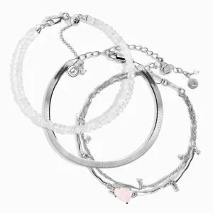 Moonstone & Rose Quartz Bracelet Stack - True Self-Love