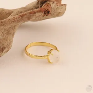 Moonstone Cabochons Ring