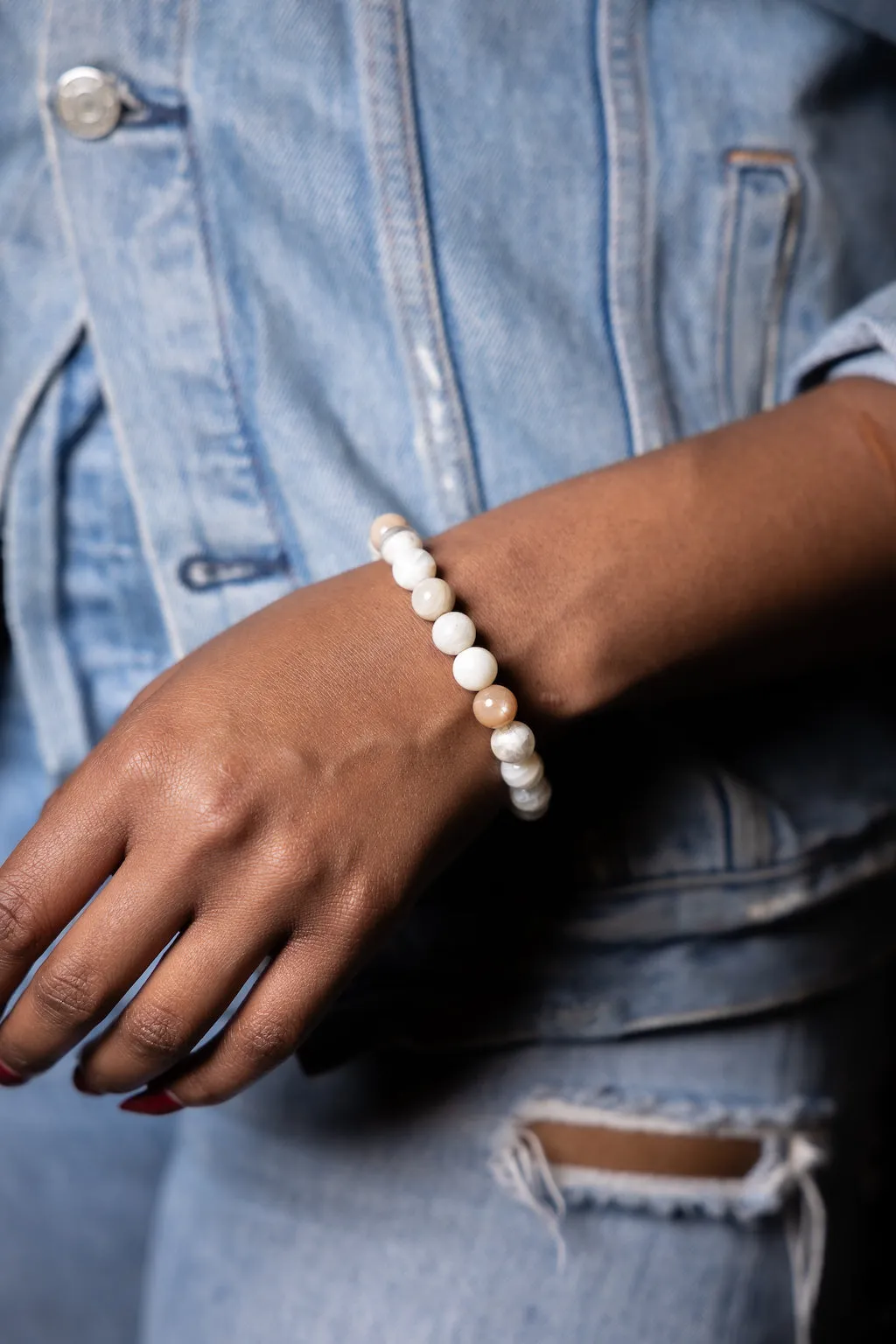 Moonstone Natural Gemstone Bracelet