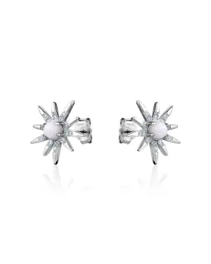 Moonstone Stud Earrings