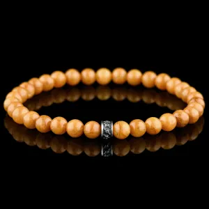 Mustard Yellow Jade Bracelet XII (6.5mm)