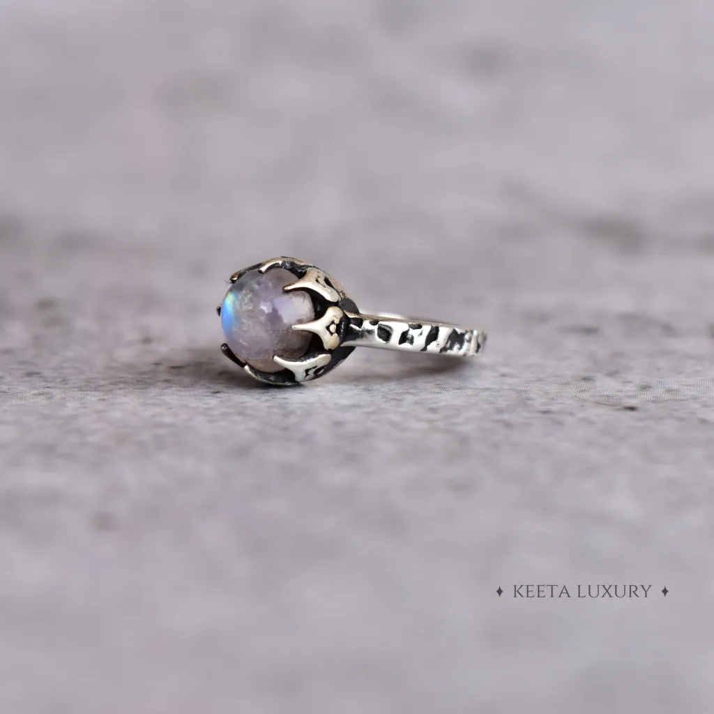 Mystic Twig - Moonstone Ring
