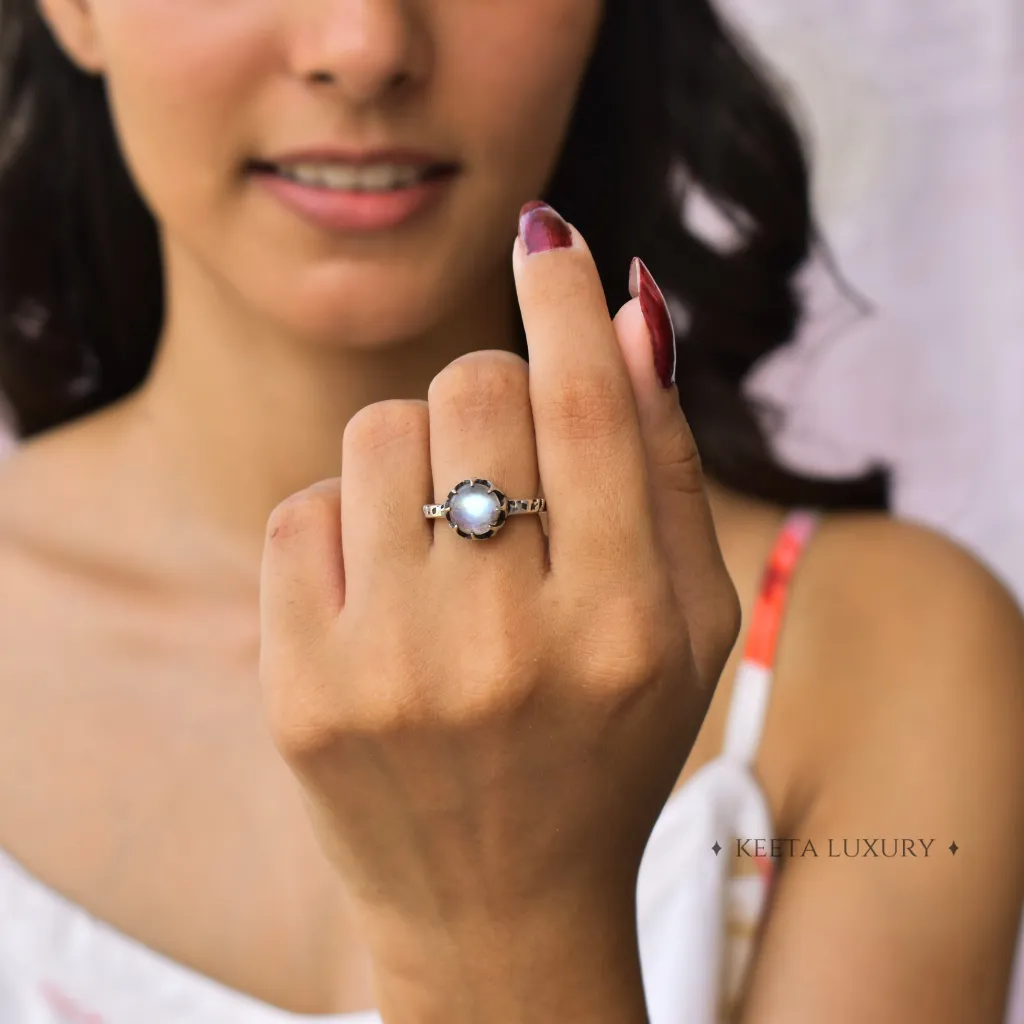 Mystic Twig - Moonstone Ring