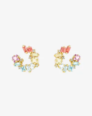 Nadima Pastel Mini Spiral Hoops