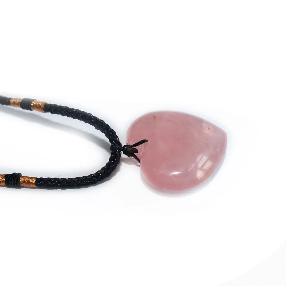 Natural  Crystal Hibiscus Crystal Pendant Love Jewelry