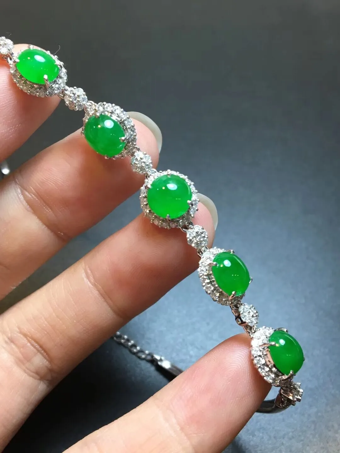 Natural Jade Bracelet Jadeite Bracelet NBT54