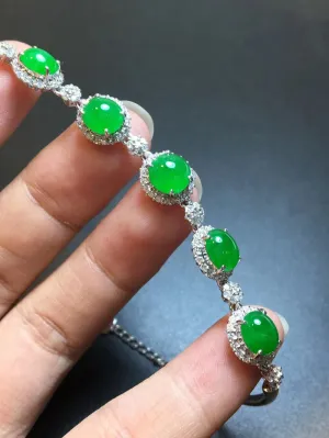 Natural Jade Bracelet Jadeite Bracelet NBT54