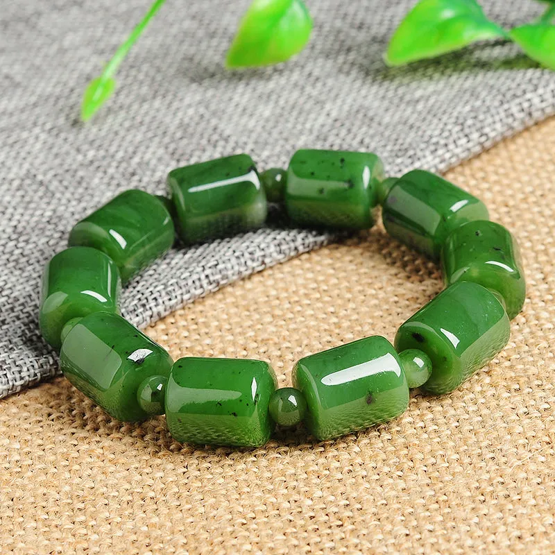Natural Jade Bracelet Nephrite Bracelet BT142