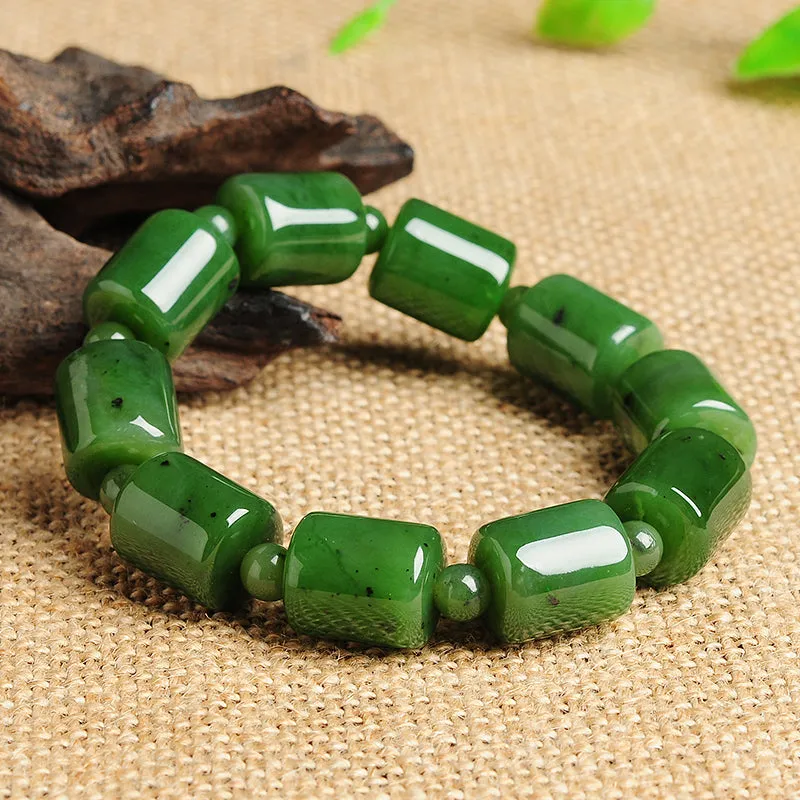 Natural Jade Bracelet Nephrite Bracelet BT142