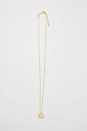 Necklace - Yves Rose Quartz