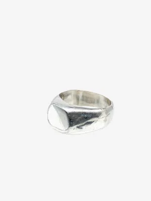 Obbi Good Label Silver Signet Ring