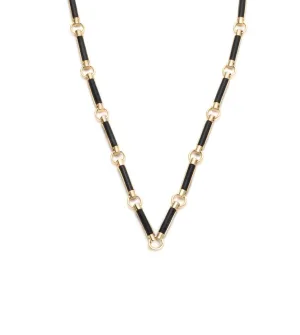 Onyx Stone Chain Choker