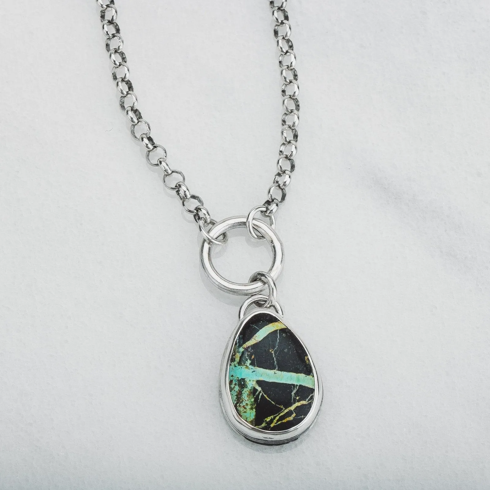 Orbit Necklace | Black Jack Turquoise