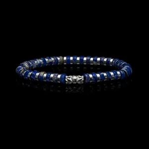 Pacific | Lapis Lazuli Beaded Bracelet