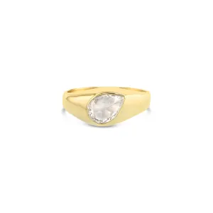 Pear Signet Ring