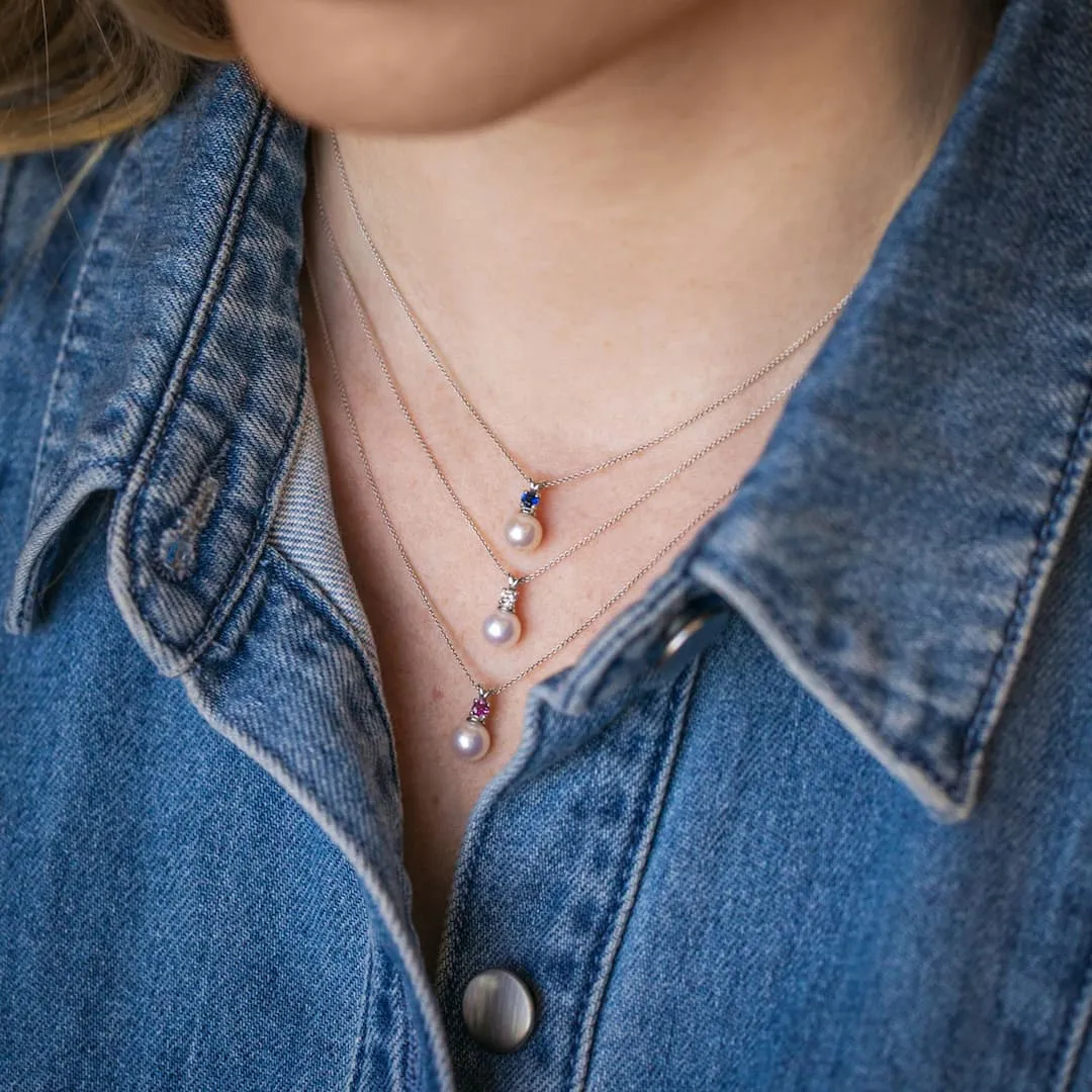 Pearl and Ruby Pendant