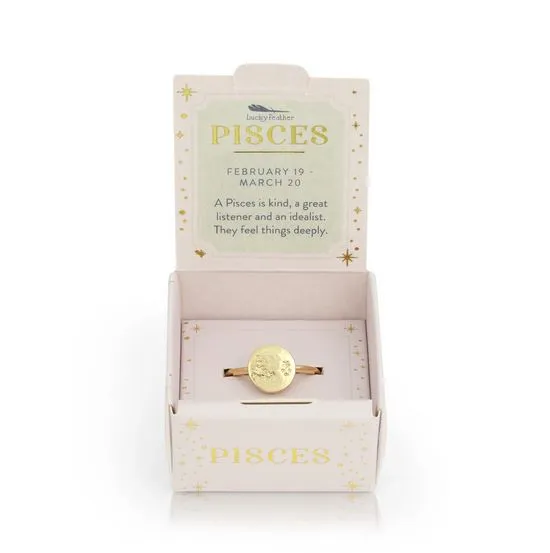 Pisces Signet Ring